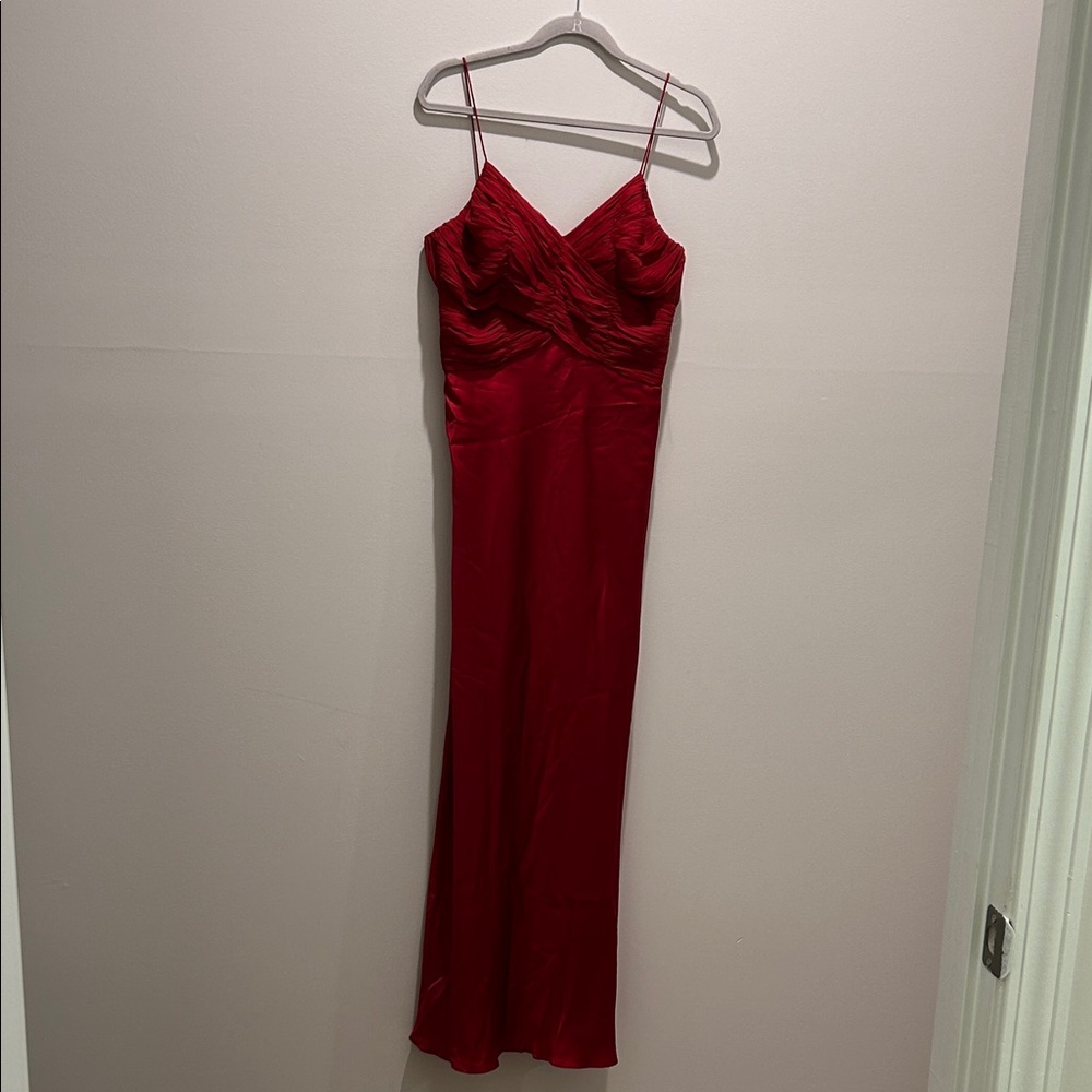 Elegant Red Maxi Dress